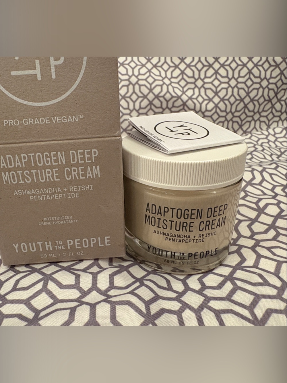 YOUTH TO THE PEOPLE  2oz
Adaptogen Deep Moisture Cream — Natural Brown